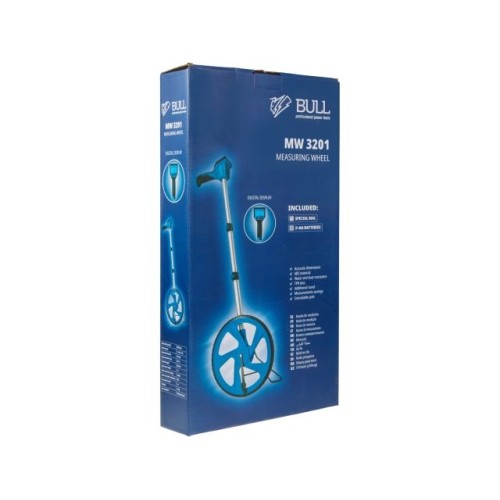 Колесо измерительное (курвиметр) BULL MW 3201 в кор. LCD дисплей, 318 мм, 620-1000 мм - высота