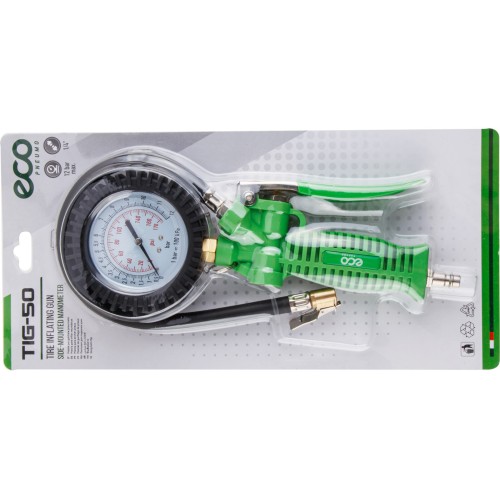 Пистолет для подкачки шин ECO TIG-50 с манометром