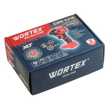 Аккум. ударный гайковерт/винтоверт WORTEX CWR 0218 XLT SOLO БЕСЩЕТ., 18 В, 220 Н*м