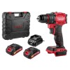 Аккум. дрель-шуруповерт WORTEX LX BD 1815-1 Li 18В, 45 Нм, 2*1.5 Ач, патрон 10 мм