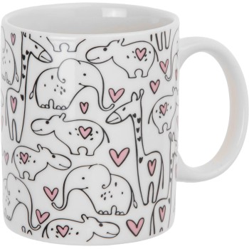 Кружка керамическая, 350 мл., LOVELY ANIMALS-1, PERFECTO LINEA