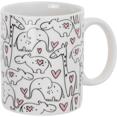 Кружка керамическая, 350 мл., LOVELY ANIMALS-1, PERFECTO LINEA