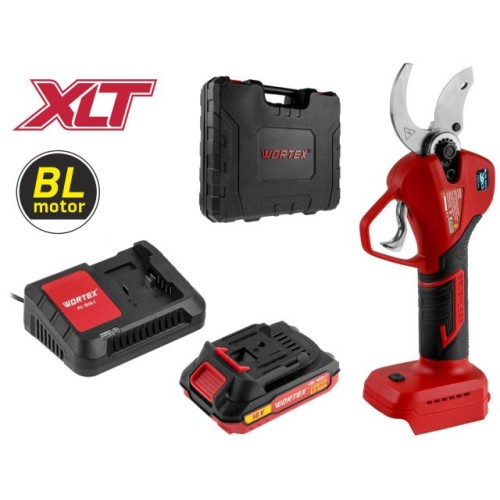 Аккум. секатор WORTEX CBS 2535-1, ветки до 35 мм, 1х2 А*ч