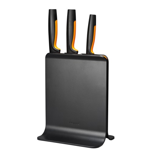 Набор ножей 3 шт пластиковый блок FF Fiskars