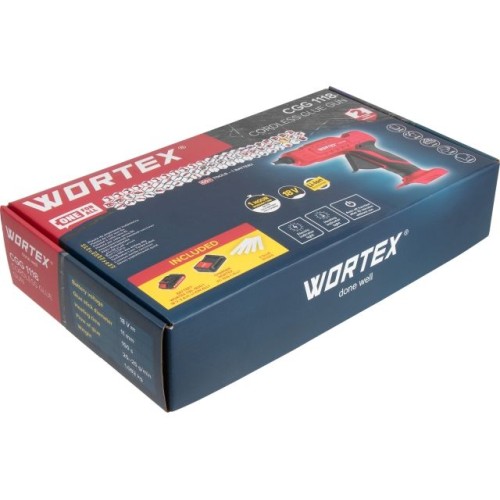 Аккум. клеевой пистолет WORTEX CGG 1118 с акб и з/у 18В, 11 мм