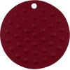 Коврик под горячее силиконовый, круглый, 17.5 х 0.2 см, BURGUNDY, PERFECTO LINEA