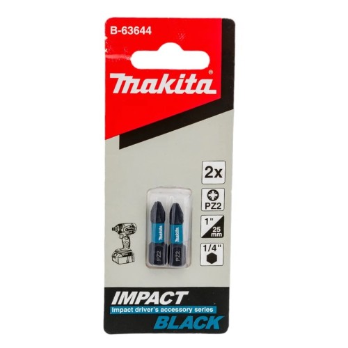 Насадка Impact PZ2 2 шт, 25 мм, C-form Makita B-63644