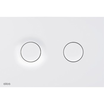Кнопка управления для скрытых систем инсталляции, Dot.Dot. (белый-мат), Alca
