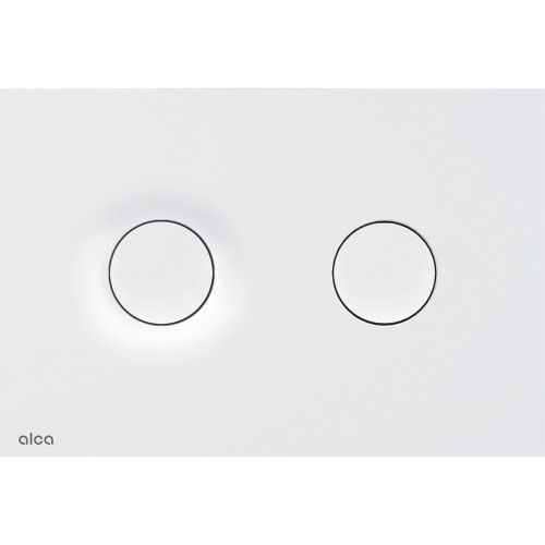 Кнопка управления для скрытых систем инсталляции, Dot.Dot. (белый-мат), Alca