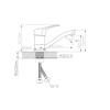 Смеситель для кухни (Lt) D40, серия BAS AV Engineering