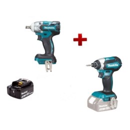 Аккум. ударный гайковерт MAKITA LXT DTW 285 Z + АКЦИЯ АКБ BL1860 со скидкой 50%
