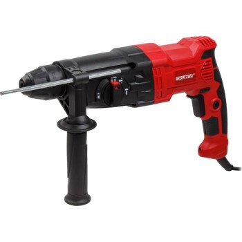 Перфоратор WORTEX RH 2621 + (2 зубила, 3 сверла) 800 Вт, 2.6 Дж, 3 реж., SDS-plus, Vario-Lock