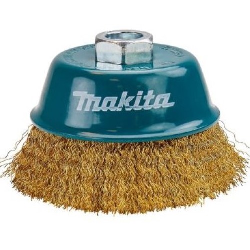 Щетка д/шлиф.маш. проволочная, чашечная 100мм / М14 MAKITA