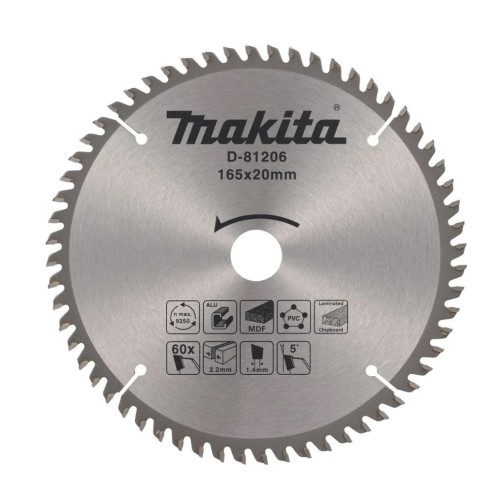 Диск универсальный 165х2.2х20, 60T MAKITA