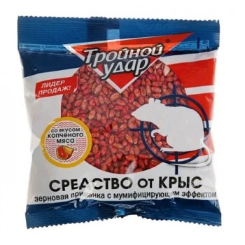 Отрава от грызунов (зерновая приманка) Домовой Прошка 