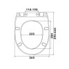 Сиденье для унитаза с микролифтом TANK, AV Engineering