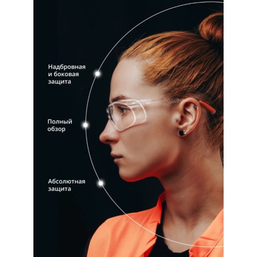 Очки открытые JETA SAFETY Optic-Fit прозрачные