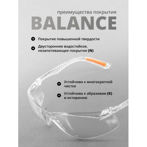 Очки открытые JETA SAFETY Optic-Fit прозрачные