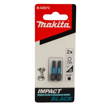 Насадка T20 25 мм Impact Black (2 шт) MAKITA B-63672