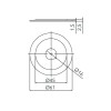 Прокладка для выпуска 64мм (уп. 5шт.), AV Engineering