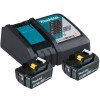 Комплект аккумулятор LXT 18.0 В BL1850B 2 шт. + зарядное устр. DC18RC MAKITA