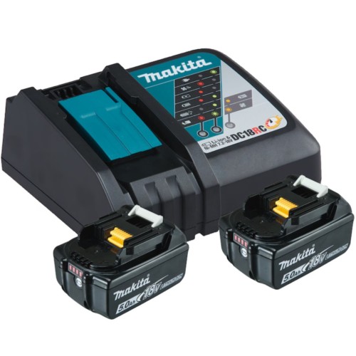 Комплект аккумулятор LXT 18.0 В BL1850B 2 шт. + зарядное устр. DC18RC MAKITA