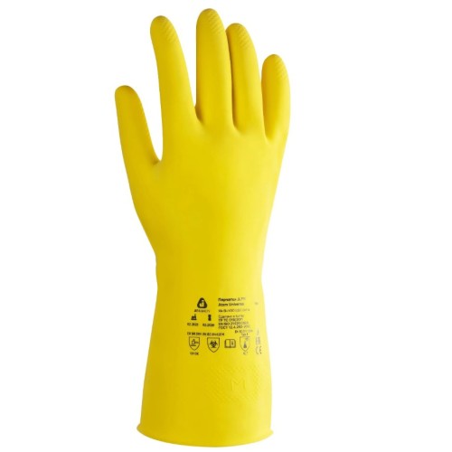 Перчатки К80 Щ40 латексные с хлопковым напылением р-р 7/S Jeta Safety
