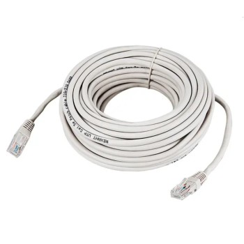 Пaтч-корд 15м U/UTP, CAT 5e, RJ45-RJ45, PVC серый REXANT