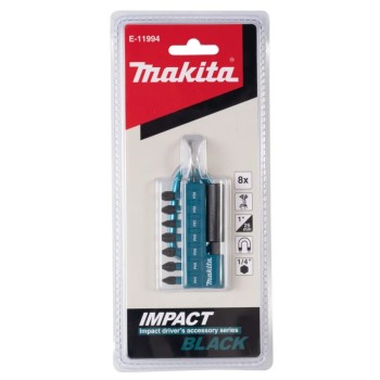 Набор бит Impact Black 25 мм (8 шт) MAKITA