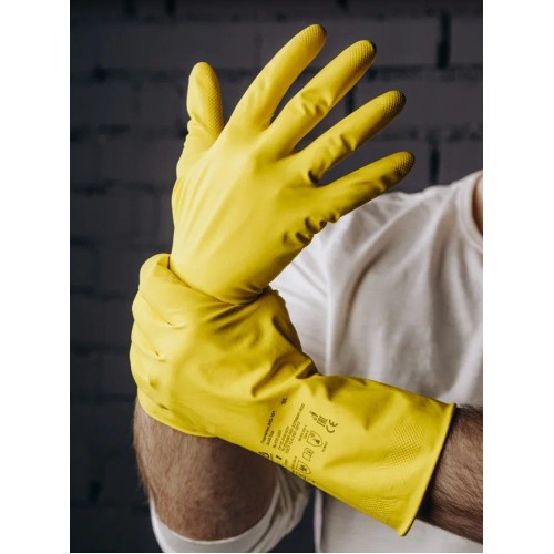 Перчатки К20 Щ20 латексные с хлопковым напылением р-р 9/L Jeta Safety