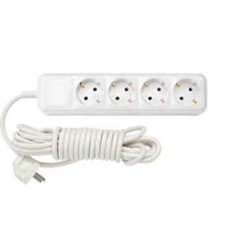 Удлинитель бытовой 5м (5 роз., 2.5кВт, с/з, ПВС 3х0,75) Bylectrica