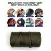 Паракорд с сердечником (3 нити) d2мм хаки 50м
