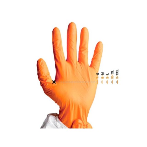 Перчатки КЩС тип 1 р-р 9(L) К80 Щ40 (инд. уп.) JETA SAFETY