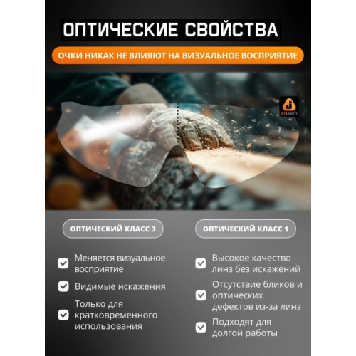 Очки открытые JETA SAFETY J-Vision прозрачные