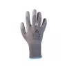 Перчатки нейлон, полиуретановое неполн. покрытие, р.XXL, cерые, Jeta Safety