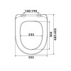 Сиденье для унитаза FLAT, AV Engineering