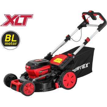 Газонокосилка аккумуляторная WORTEX CLM 4536-2 в кор. XLT SOLO БЕСЩЁТ.ДВИГ., CАМОХОД., 18В+18В, шир.
