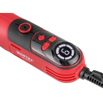 Гравер электрический WORTEX MG 3217 E+аксессуары 130 Вт, 10000-35000 об/мин, цанга 3,2 + БЗП
