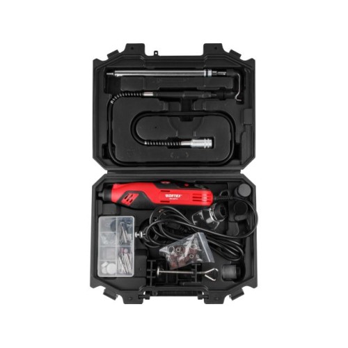 Гравер электрический WORTEX MG 3217 E+аксессуары 130 Вт, цанга 3, 2 + БЗП