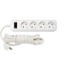 Удлинитель бытовой 5м (4 роз., 2.5кВт, с/з, ПВС 3х0,75) Bylectrica