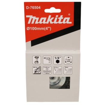 Щетка д/дрели дисковая 100 мм MAKITA