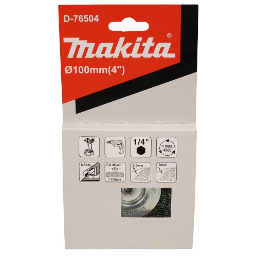 Щетка д/дрели дисковая 100 мм MAKITA