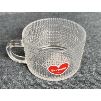 Кружка стеклянная, 400 мл, серия Crystal charm, PERFECTO LINEA