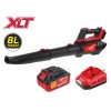 Аккум. воздуходувка WORTEX BB 1218-1 D XLT SET БЕСЩЁТ., 18В, 440-720 м.куб/ч, 92-152 км/ч
