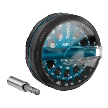 Набор бит (28 шт) с магнитным адаптером MAKITA