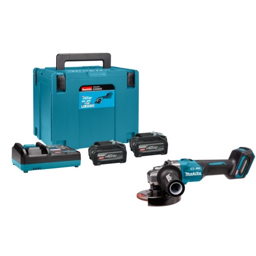 Аккум. углошлифмашина MAKITA XGT GA005GU201 в чем.