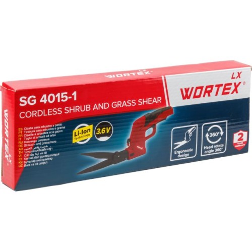 Аккум. ножницы садовые WORTEX LX SG 4015-1 3.6 В, 1.5 Ач