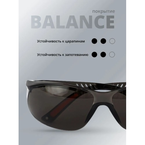 Очки открытые JETA SAFETY Optic-Fit дымчатые