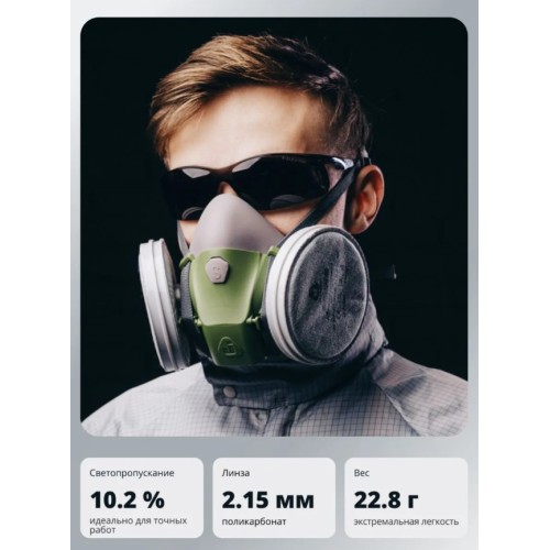Очки открытые JETA SAFETY Optic-Fit дымчатые