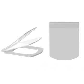 Сиденье для унитаза с микролифтом KVADRO, AV Engineering